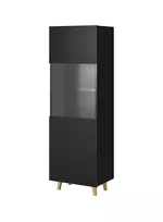 Cama Meble Svetainės Sekcija - Pafos 60x40x182 Matinė Juoda
