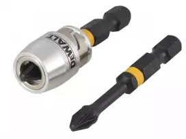 DEWALT POVEIKIO PATARIMAS. PZ2 2vnt.. + KREČIAUS POVEIKIO TORSIJOS MAGNETINIS LAIKIKLIS