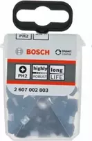 Bosch Suktuvo antgaliai PH2 25 vnt./ Impact, L=25mm