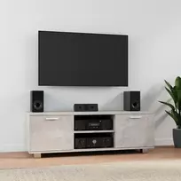 TV staliukas Televizoriaus spintelė, betono pilka, 120x40,5x35cm, mediena