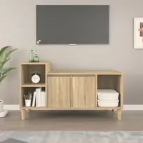 TV staliukas Televizoriaus spintelė, ąžuolo, 100x35x55cm, apdirbta mediena