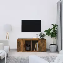 TV staliukas Televizoriaus spintelė, dūminio ąžuolo, 100x35x40cm, mediena