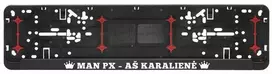 Automobilio numerių rėmelis "Aš karalienė"