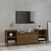 TV staliukas Televizoriaus spintelė, ruda ąžuolo, 160x35x55cm, mediena