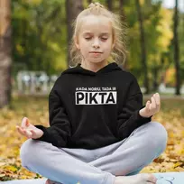 Vaikiškas džemperis "Kada noriu, tada ir pikta"