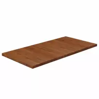 Vonios stalviršis, tamsiai rudas, 100x50x2,5cm, mediena