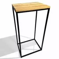 Konsolė - Loft 40X80X30cm. Vienos lentynos