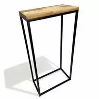 Konsolė - Loft 40X80X20cm. Vienos lentynos
