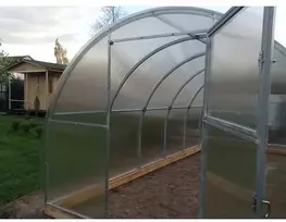 Šiltnamis SVAJONĖ KOMPAKT (plotis 2,4m) danga 6mm, Šiltnamio ilgis: Šiltnamio ilgis 6m