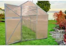 Šiltnamis CLASIC (plotis 2,5m) NANO polikarbonatas 4mm, Šiltnamio ilgis: Šiltnamio ilgis 4m