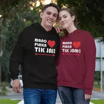 Džemperis "Mano širdis plaka tik jam" (IŠPARDAVIMAS)