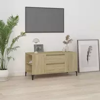 TV staliukas Televizoriaus spintelė, ąžuolo, 102x44,5x50cm, apdirbta mediena