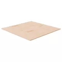 Stalviršis, 90x90x1,5cm, neapdorotas ąžuolo medienos masyvas
