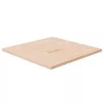 Stalviršis, 70x70x2,5cm, neapdorotas ąžuolo medienos masyvas