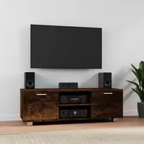 TV staliukas Televizoriaus spintelė, dūminio ąžuolo, 120x40,5x35cm, mediena