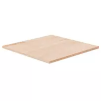 Stalviršis, 50x50x1,5cm, neapdorotas ąžuolo medienos masyvas