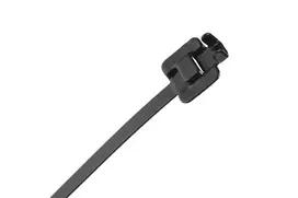 Opaska Oem Plieninis laidų tvirtinimo dirželis su nailono danga 23cm 6.3mm