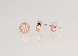 Sidabriniai auskarai Vinukai, Praba: 925°, Metalas: Sidabras - 6 mm. - 1.2 g.
