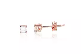 Sidabriniai auskarai Vinukai, Praba: 925°, Metalas: Sidabras - 3 mm. - 0.7 g.