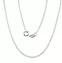 Sidabrinė grandinėlė Rope 1,3 mm - 3 g. - 42 - 1,3 mm.