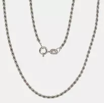 Sidabrinė grandinėlė Rope 2 mm - 2 mm. - 55 - 7.1 g.