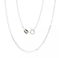 Sidabrinė grandinėlė Anchor 1.2 mm , briaunų apdirbimas deimantu - 3 g. - 47 - 1.2 mm.