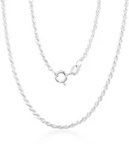 Sidabrinė grandinėlė Rope 2 mm - 2 mm. - 50 - 6.4 g.