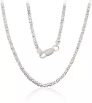Sidabrinė grandinėlė Bizantine 2.1 mm - 55 - 2.1 mm. - 19.6 g.