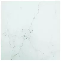 Stalviršis, baltas, 50x50cm, grūdintas stiklas, 6mm