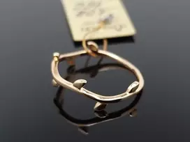 Auksinis žiedas su ornamentais Praba: 585