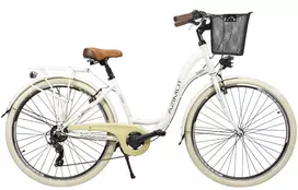 Dviratis AZIMUT Sarema 28" ALU TX-7 2025 light cream shiny