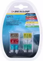 Dunlop - Automobilių saugikliai 6 vnt.