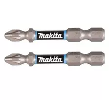 Makita Torsion sukimo antgalis (E-form), PZ2-50mm, 2vnt. Impact Premier E-03305 PZ2 • 50 mm • 1/4" • 2 vnt
