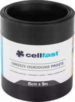 Obrzeże Tiesus sodo apvadas 15 cm x 9 m Cellfast juodas