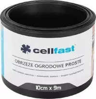 Obrzeże Tiesus sodo apvadas 10 cm x 9 m Cellfast juodas