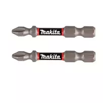 Makita Torsion sukimo antgalis (E-form), PH2-50mm, 2vnt. Impact Premier E-03274 PH2 • 50 mm • 1/4" • 2 vnt