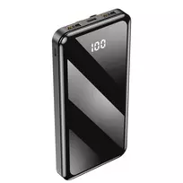 Forever power bank TB-411 ALLin1 10000 mAh su kabeliss USB-C + Lightning + microUSB juodos spalvos