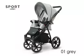 Vaikiškas sportinis vežimėlis Lonex SPORT 01 pilkas