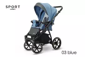 Blue Vaikiškas sportinis vežimėlis Lonex SPORT 03 mėlynas