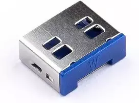Carruzzo Smartkeeper UL03P2DB jungčių blokatorius Prievadų blokatorius USB A tipo Mėlyna Plastikas 100 vnt