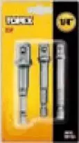 TOPEX KOMPLET ADAPTERÓW / UCHWYTÓW DO NASADEK 3 vnt.. 1/2-3/8-1/4" 38D151