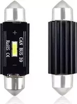 Amio Lemputė Led canbus 1 smd ultrabright 1860 festoon 39 mm, baltas 12v/24v