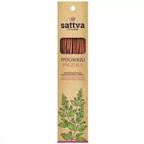Pačiulio kvapo smilkalų lazdelės Patchouli, Sattva Ayurveda, 15 vnt.