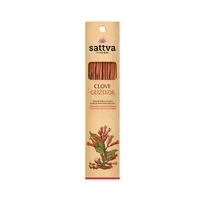 Gvazdikėlių kvapo smilkalų lazdelės Clove, Sattva Ayurveda, 15 vnt.