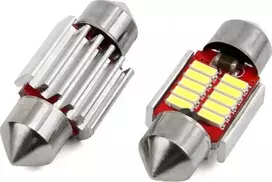Amio LED lemputes 2 vnt. Canbus 10 smd 12/24V, 31*12