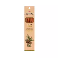 Kedro kvapo smilkalų lazdelės Cedar, Sattva Ayurveda, 30g
