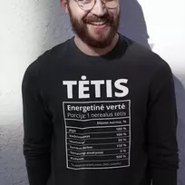 Džemperis "Tėčio sudėtis" (be kapišono)