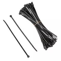 Kolink Cable Tie Set, 4.5mm x 200mm – 100 Pieces, juodos spalvos