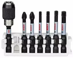 Bosch 7 dalių antgalių kompl. L=50mm, Impact Control