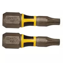 Makita Torsion sukimo antgalis (C-form), T15-25mm, 2vnt. Impact Premier E-03202 T15 • 25 mm • 1/4" • 2 Vnt